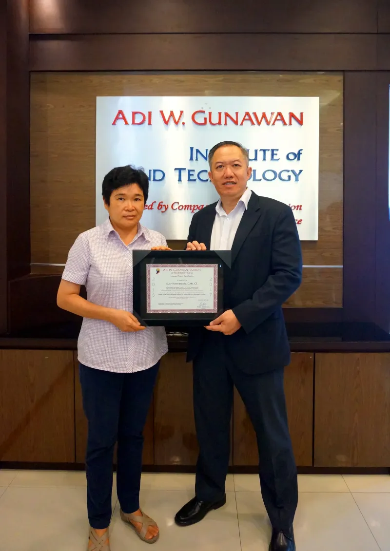 Sertifikat Scientific EEG and Clinical Hypnotherapy Advanced 2015
