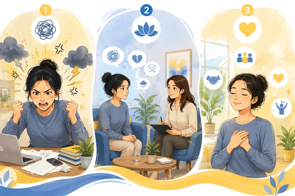 pertanda mudah marah yang bisa diatasi dengan hipnoterapi